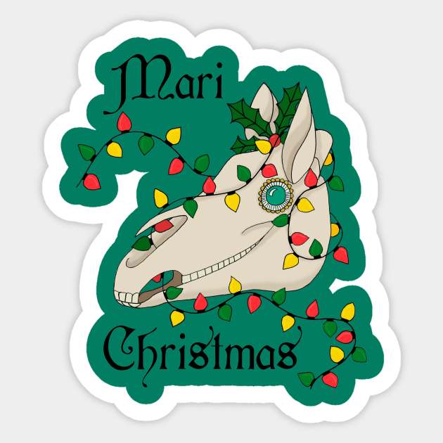 Mari Christmas Sticker by Jaq of All